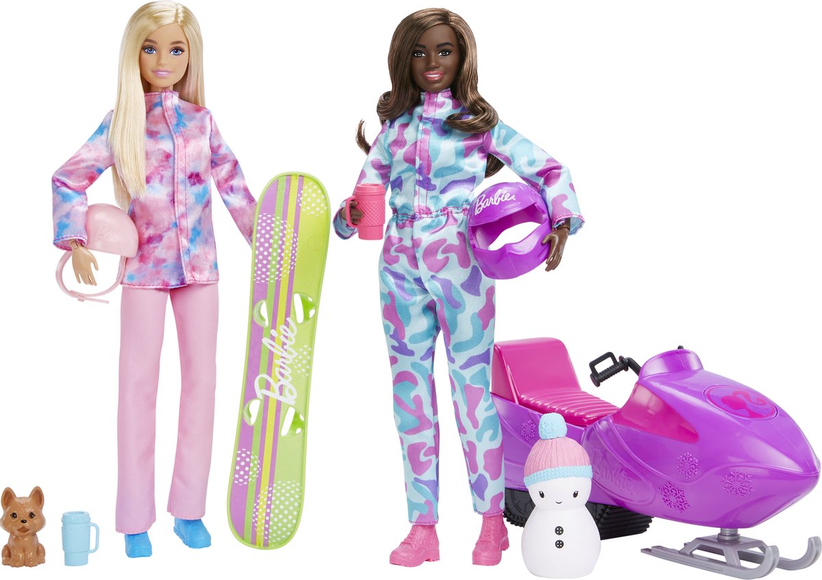Barbie Wintersport - Met ski outfit - Pop