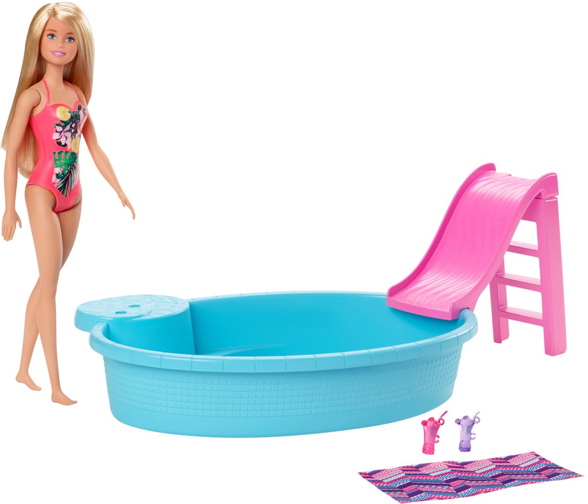 Barbie Zwembad met Pop - Barbiepop