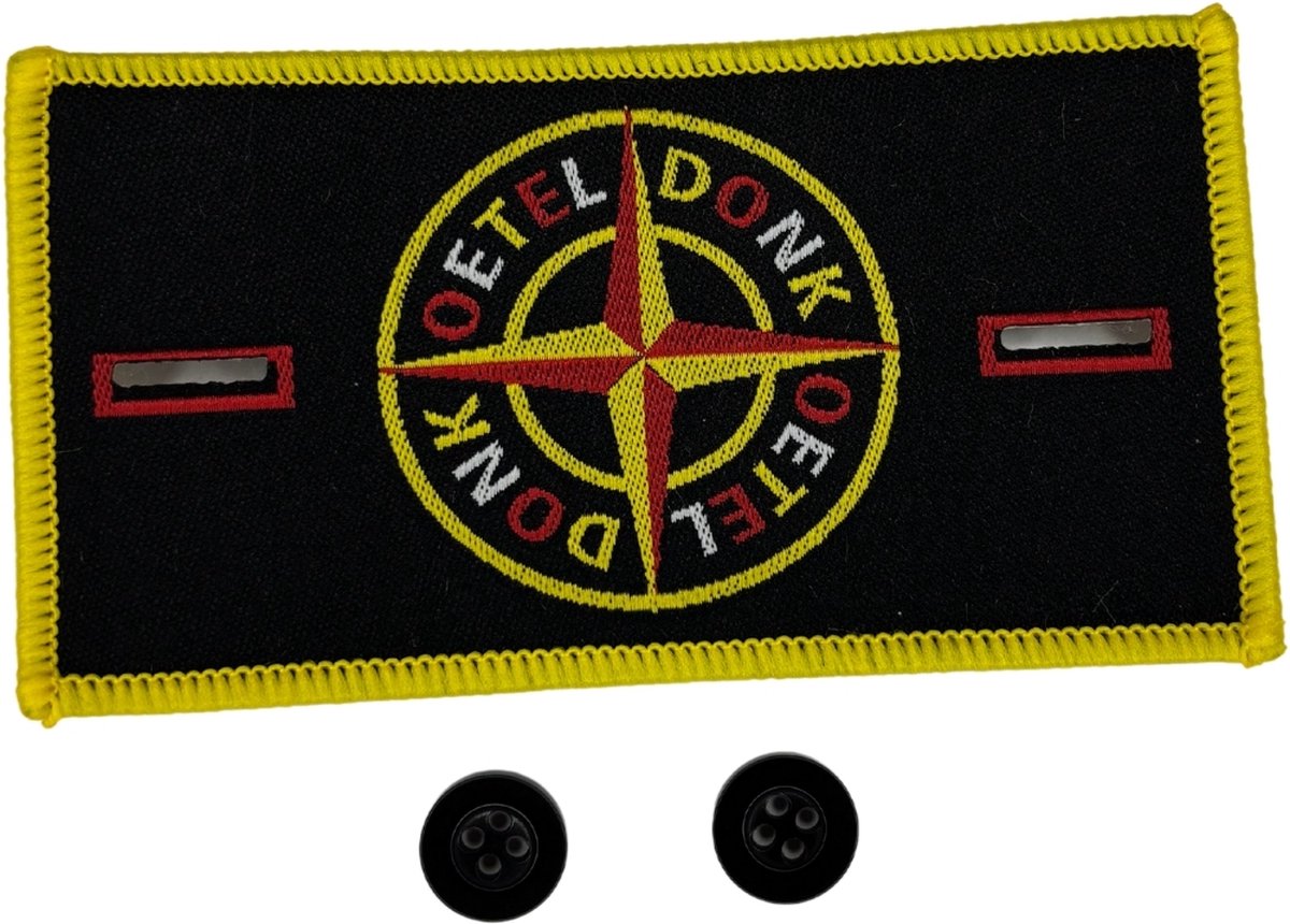 Embleem Oeteldonk - Oeteldonk Island - Oeteldonk Jas Strijkembleem