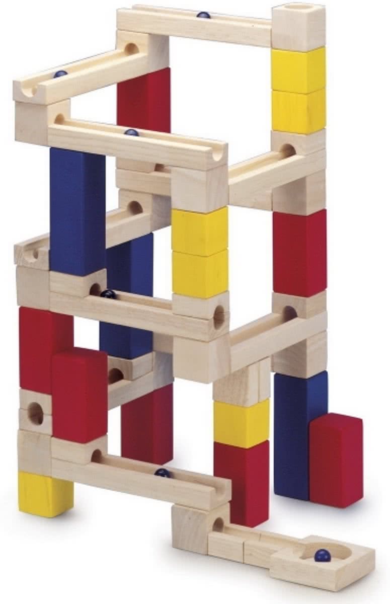 Base Toys Houten Knikkerbaan Blokken