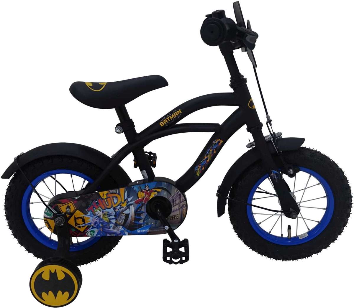 Batman 12 inch jongensfiets 95% afgemonteerd