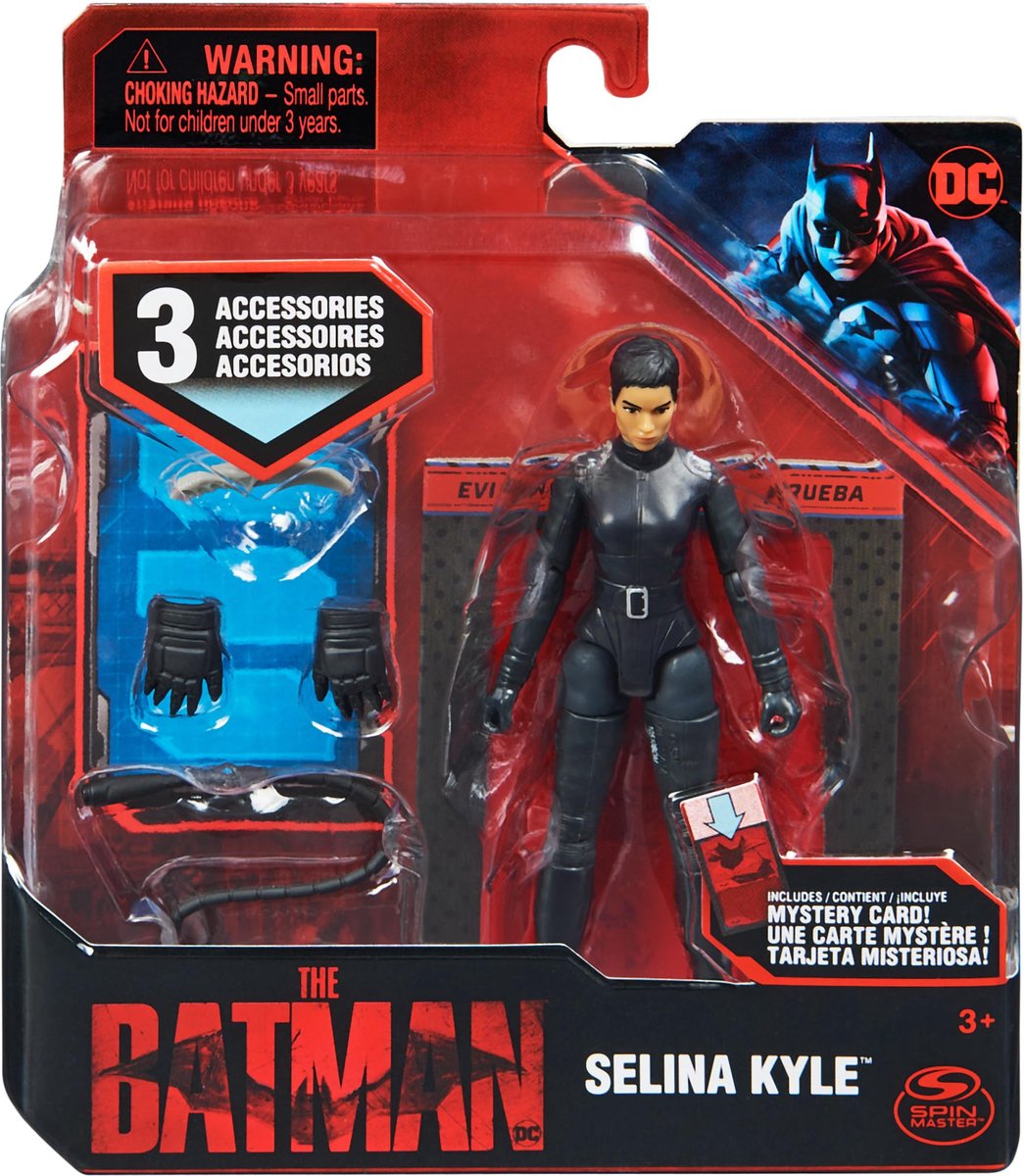 The Batman actiefiguur Selina Kyle - 10 cm groot - Inclusief accessoires