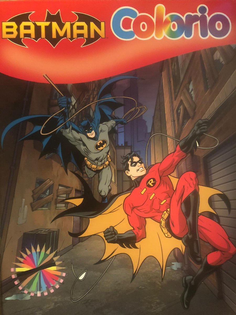 kleurboek batman met stickers vol met batman kleurplaten