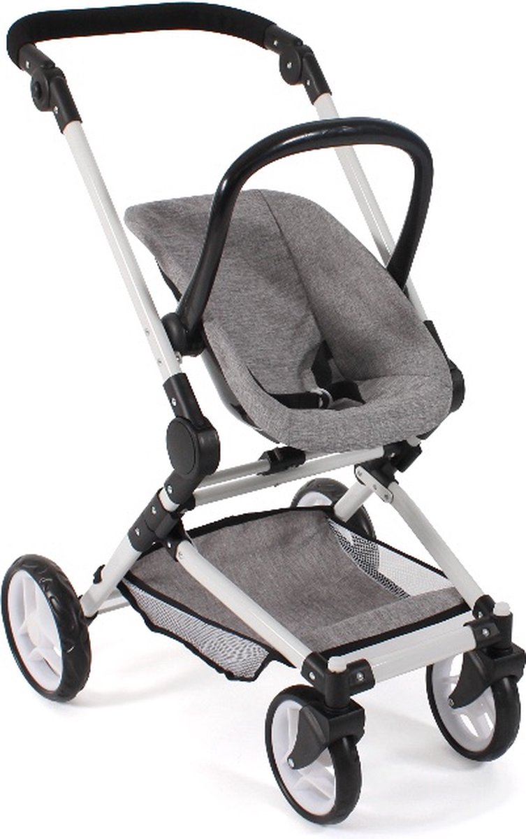   - Combi-poppenwagen Fides 3 in 1 - Melange Grijs