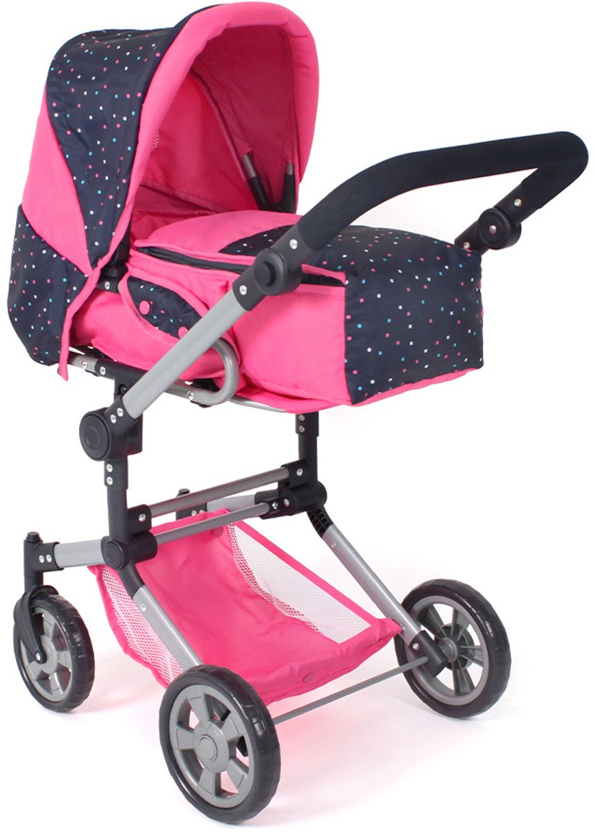   - Combi-poppenwagen Jara - Confetti Pink