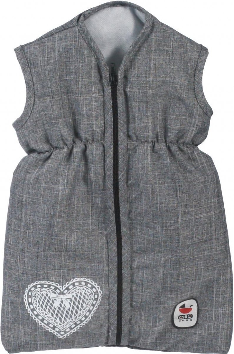 Bayer Chic 2000 - Poppen Slaapzak - Grey Jeans