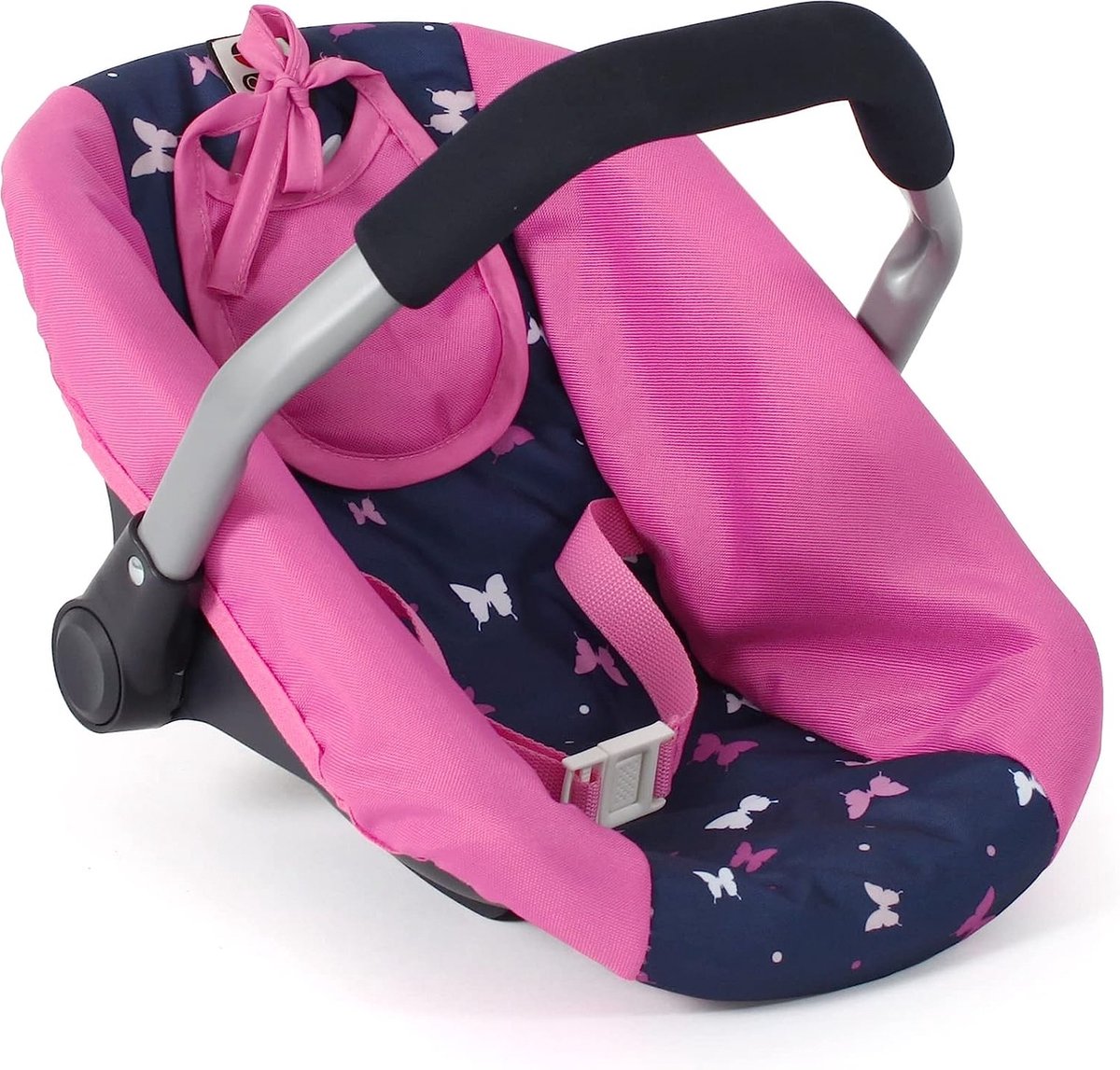 Poppenautostoeltje, Vlinder