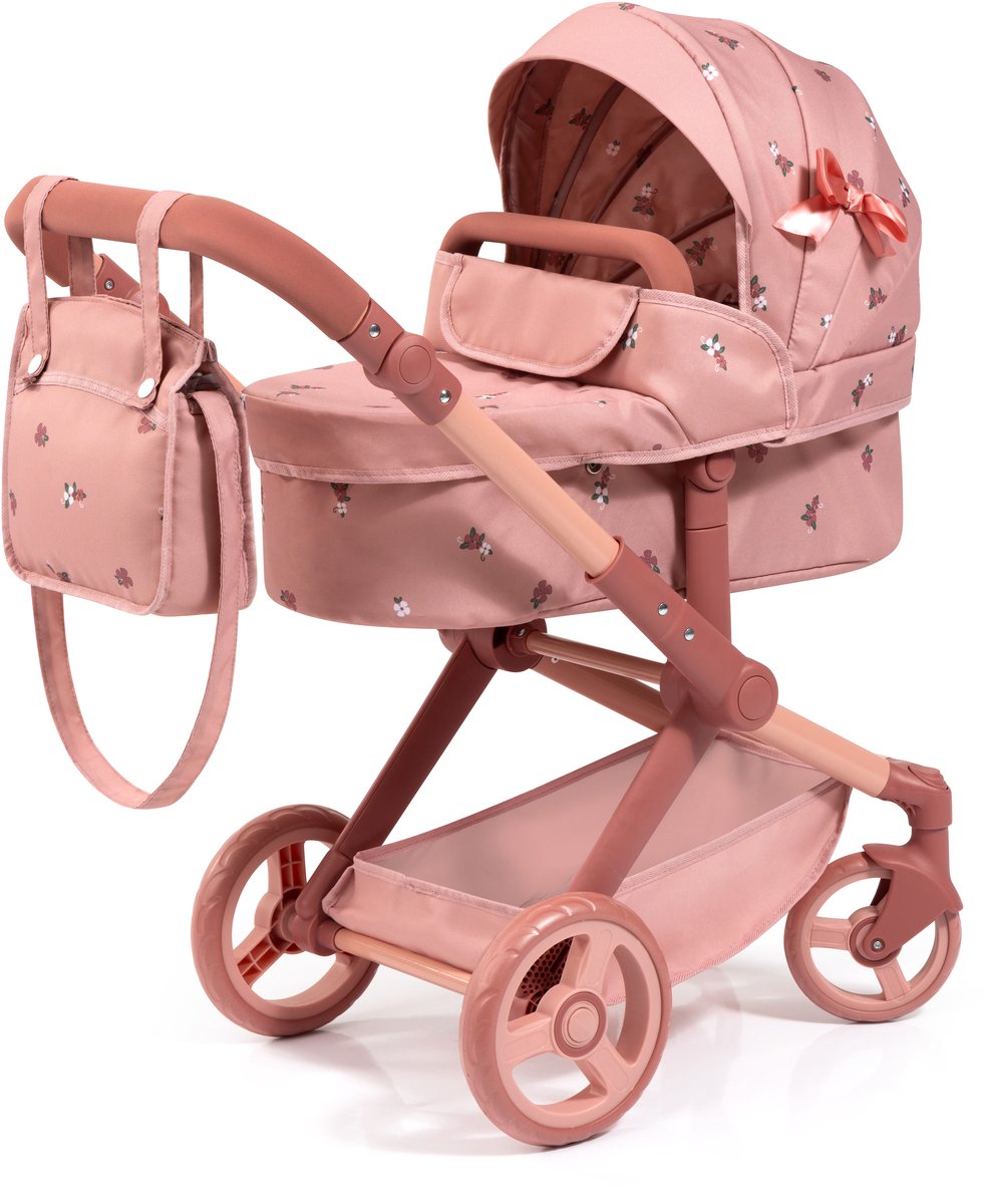   Combi Dolls Pram XEO - 72 x 38 x 65 cm -   - donkerroze
