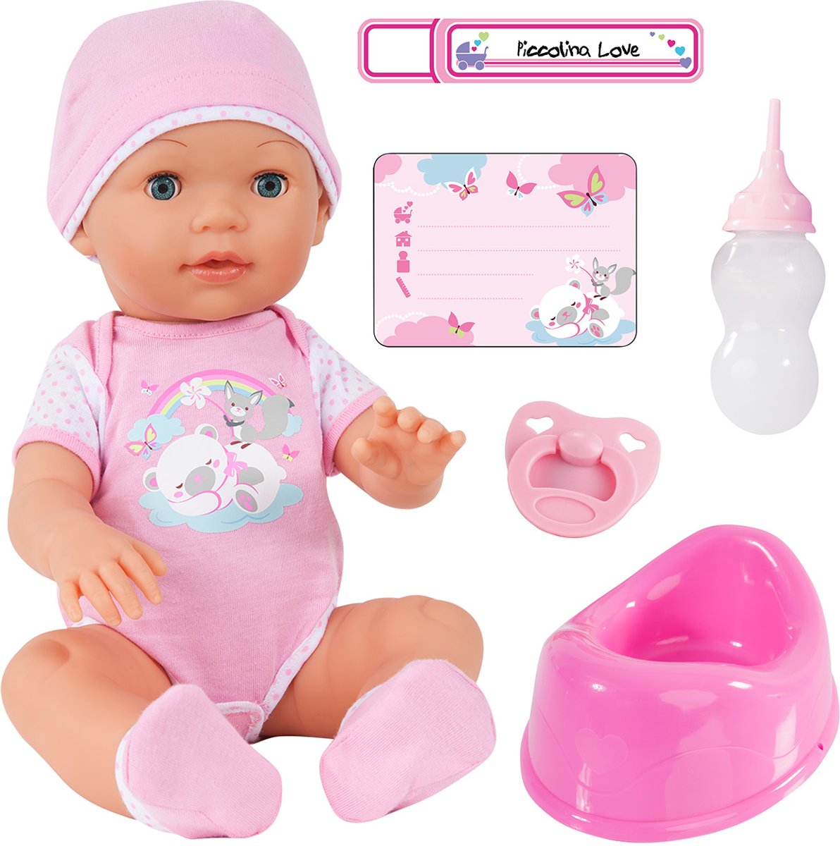 Piccolina Love interactieve babypop met accessoires