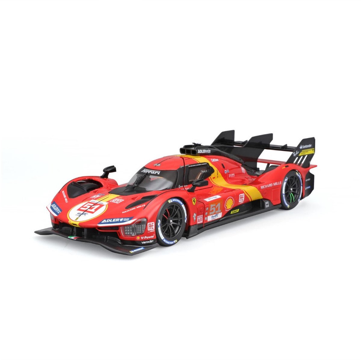 BBURAGO Ferrari 499P LMH (2023) Sportwagen miniatuur Voorgemonteerd 1:24