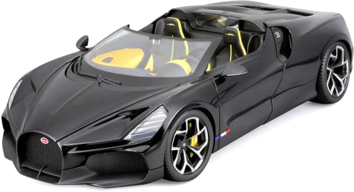 Bburago Bugatti Mistral - modelauto - schaal 1:18 - zwart