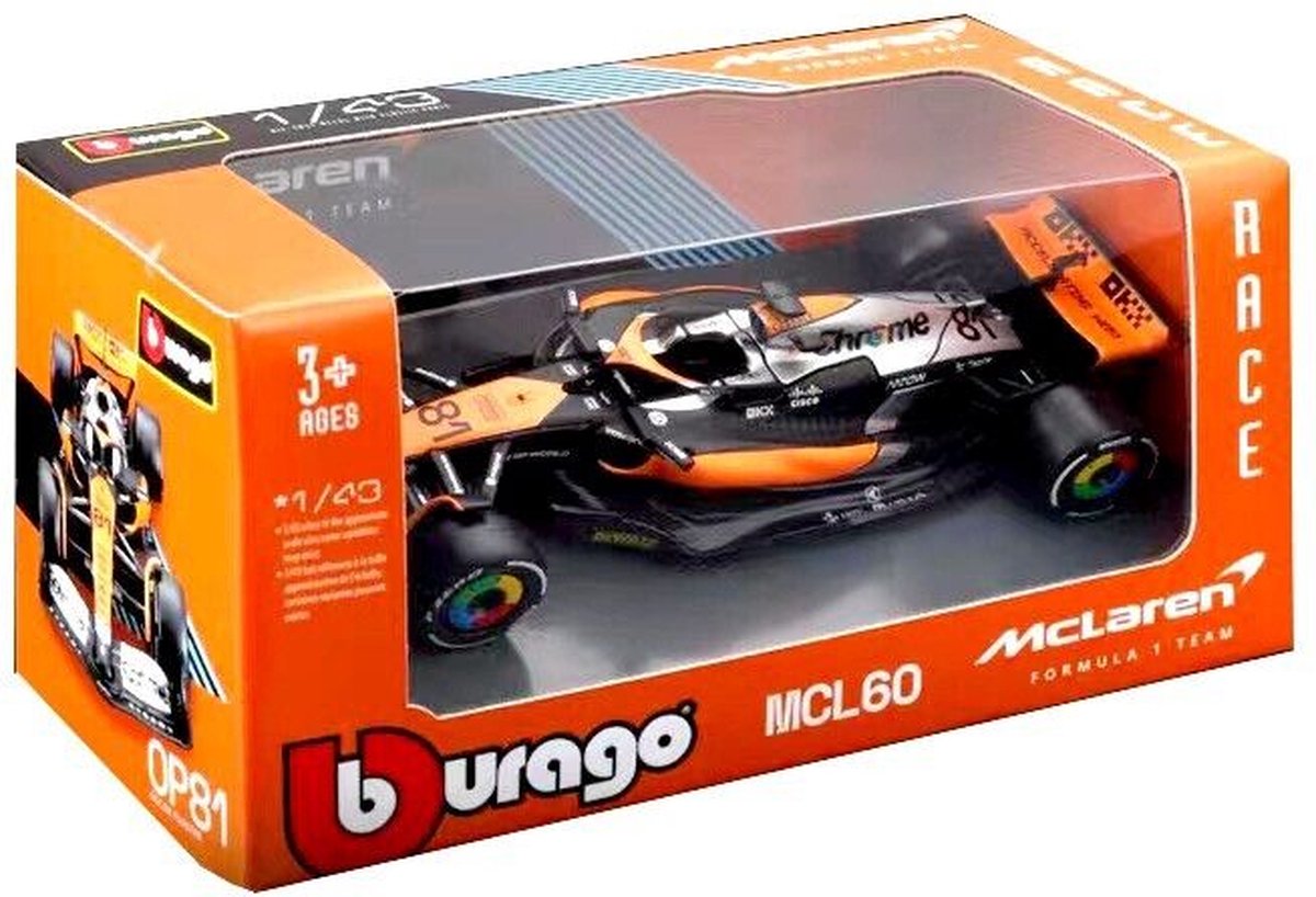 McLaren MCL60 - Oscar Piastri - 2023 - Bburago 1:43