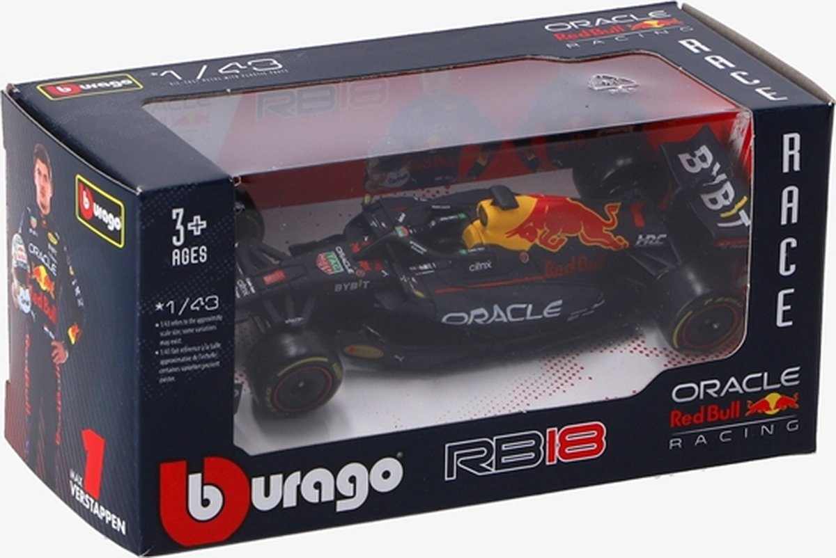 Raceauto Max Verstappen Carrera Red Bull - Zwart