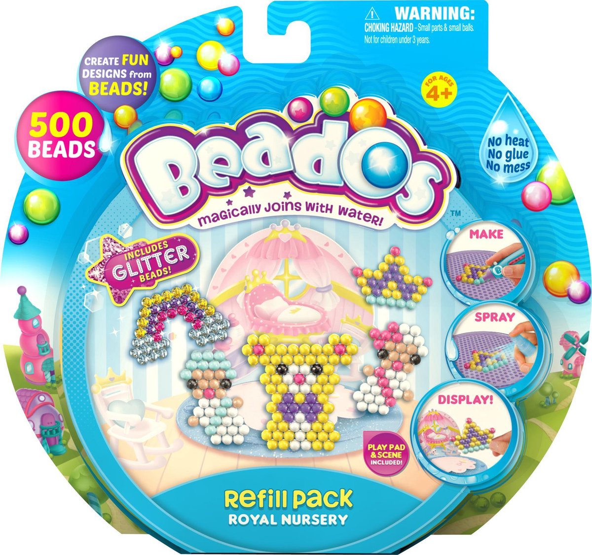 Beados Royal Nursery Theme Refill Pack (NEW - GLITTER)