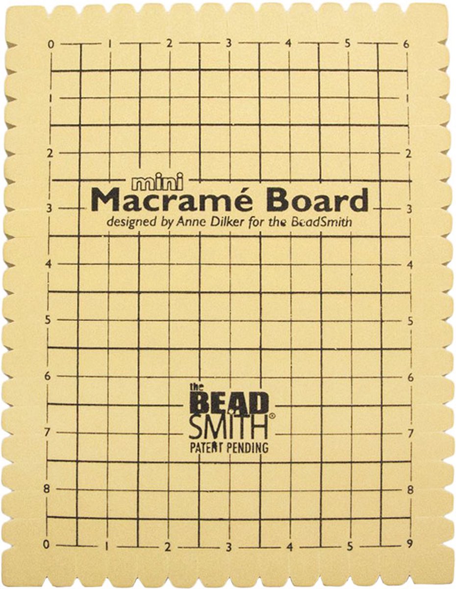 Beadsmith Macrame Board Mini (19 x 26,5 cm) 1 Stuk