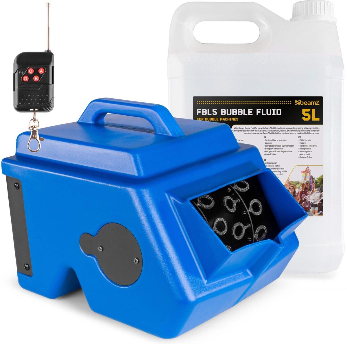   B1500   machine met 5 liter vloeistof - Inclusief afstandsbediening