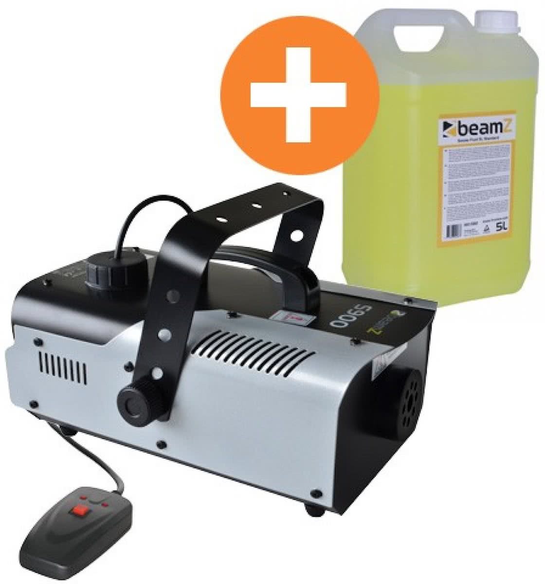 BeamZ S900 Rookmachine met 5 liter rookvloeistof