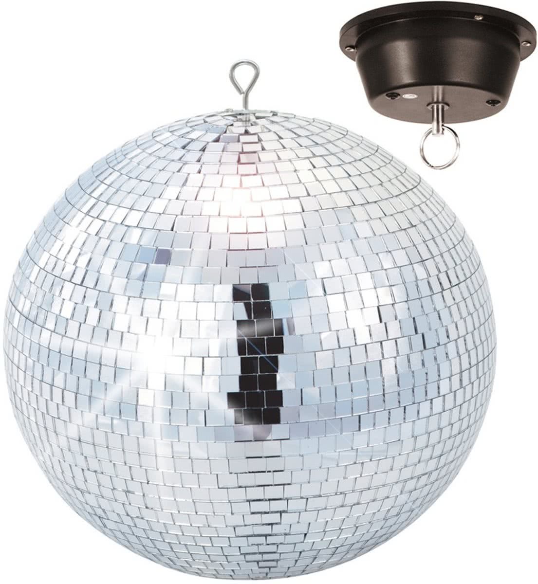   spiegel disco bal - 30cm inclusief motor