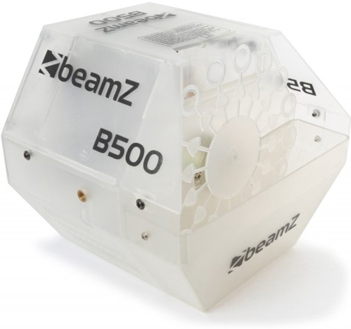 Bellenblaasmachine - BeamZ B500LED bellenblaasmachine met kleurrijke behuizing