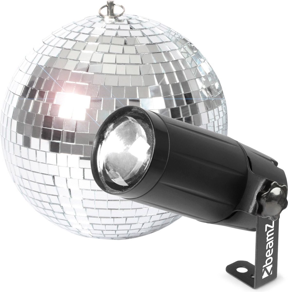 Discobal met verlichting -   discobol 20cm met LED pinspot - Discobal kinderen