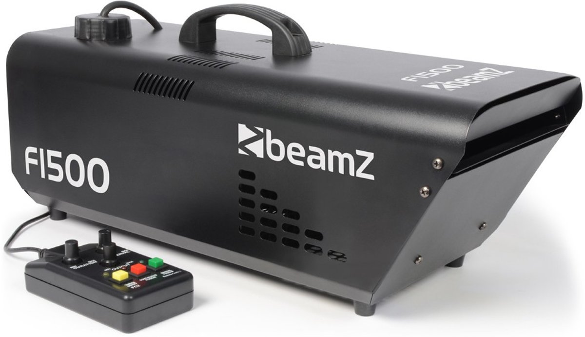 Fazer rookmachine - Beamz F1500 fazer met DMX en controller met o.a. instelbare timer en output