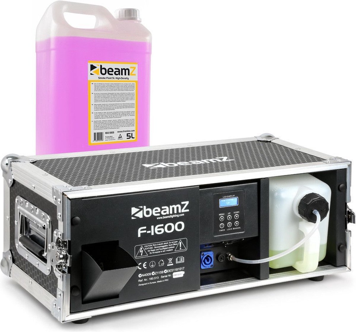   -   ZF1600 professionale fazer met 5 liter rookvloeistof