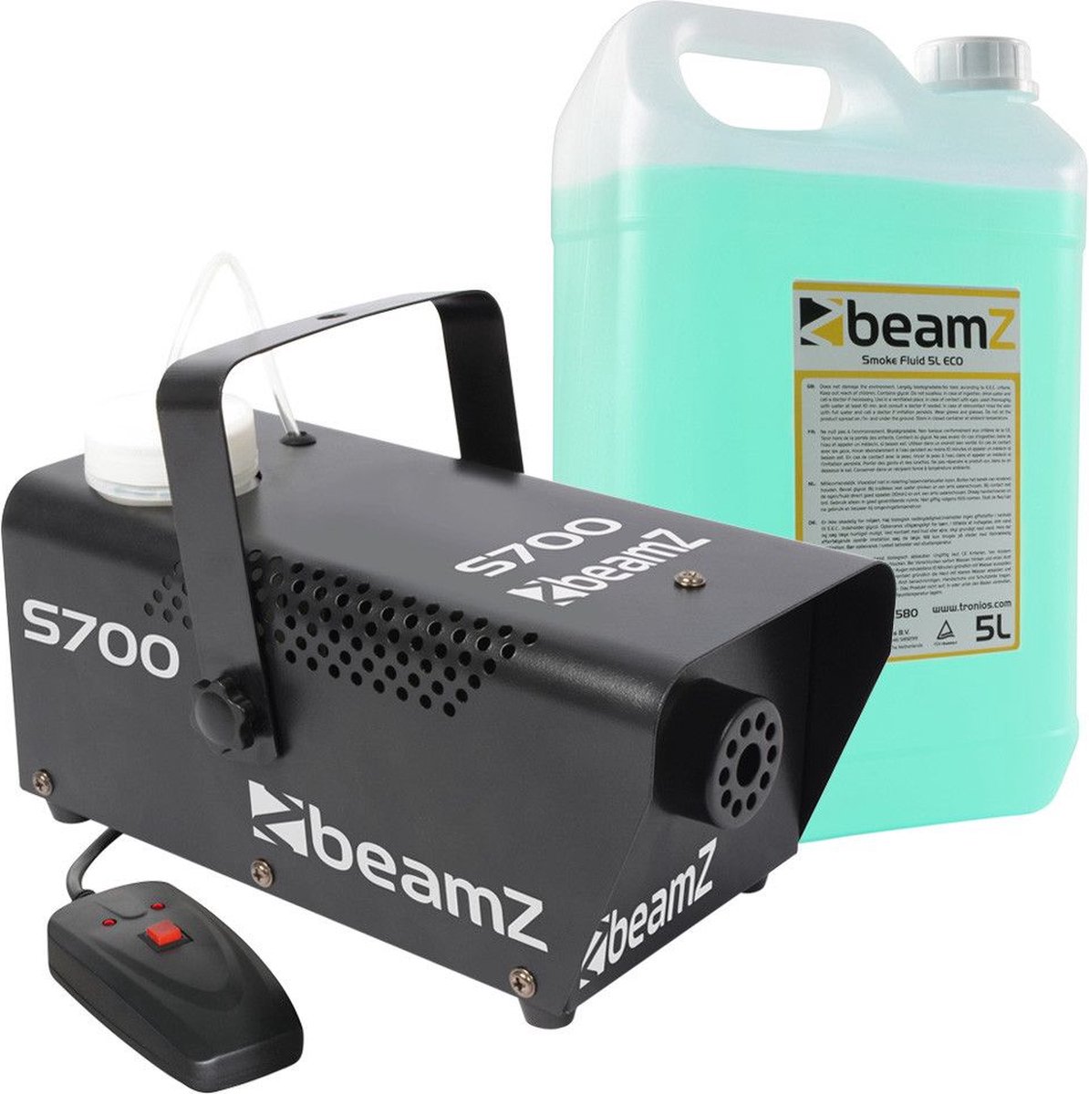   - Beamz S700 rookmachine 700W incl. ruim 5L rookvloeistof
