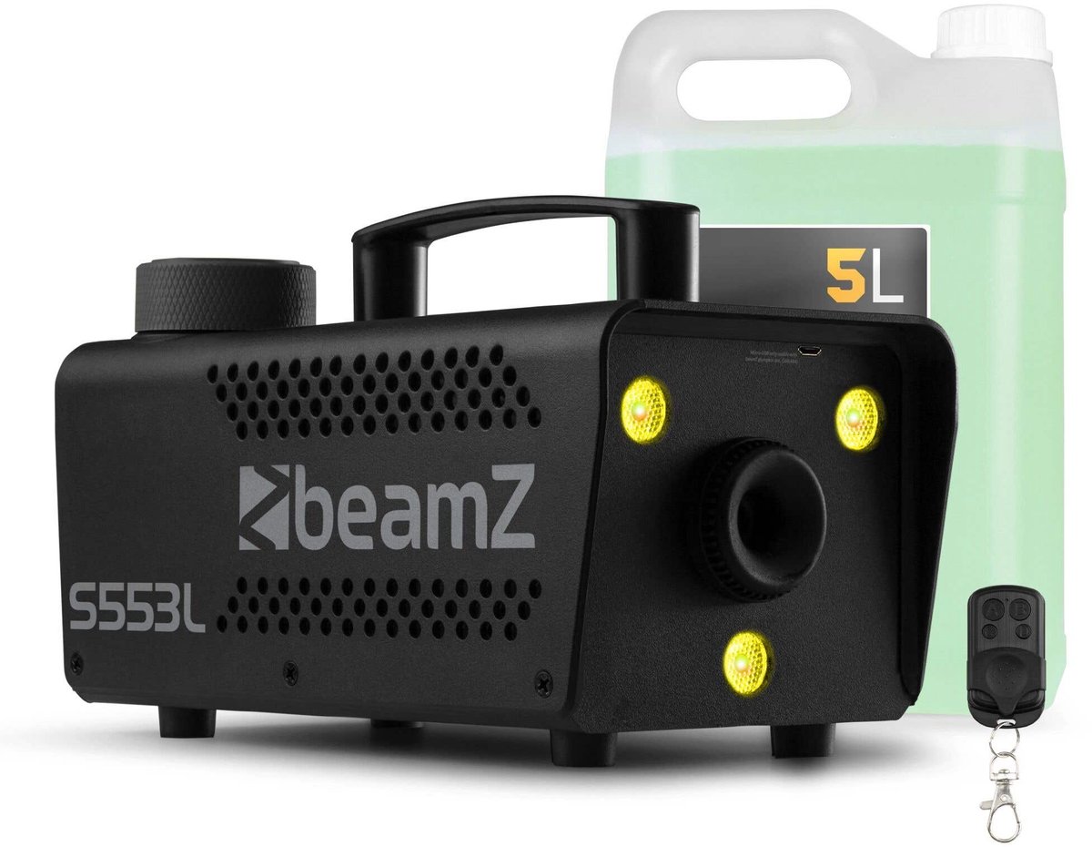   met LED’s -   S553L - Set met 5 liter vloeistof - Voor Halloween - RGB LED’s - 550W