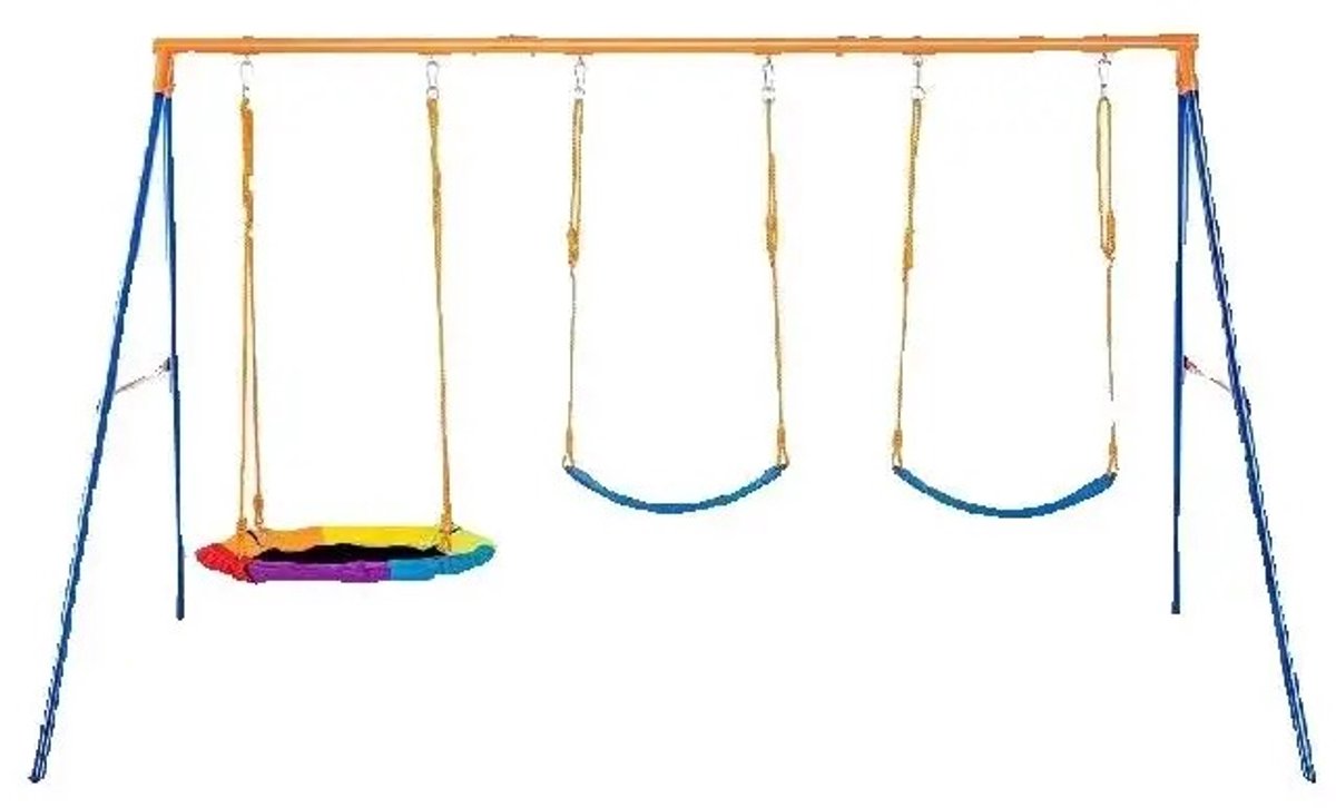 Bearly Schommel - Schommelzitje - Schommelstoelen - Schommelstoel Tuin - Voor buiten - Voor kinderen - 420CM X 178CM X 204CM