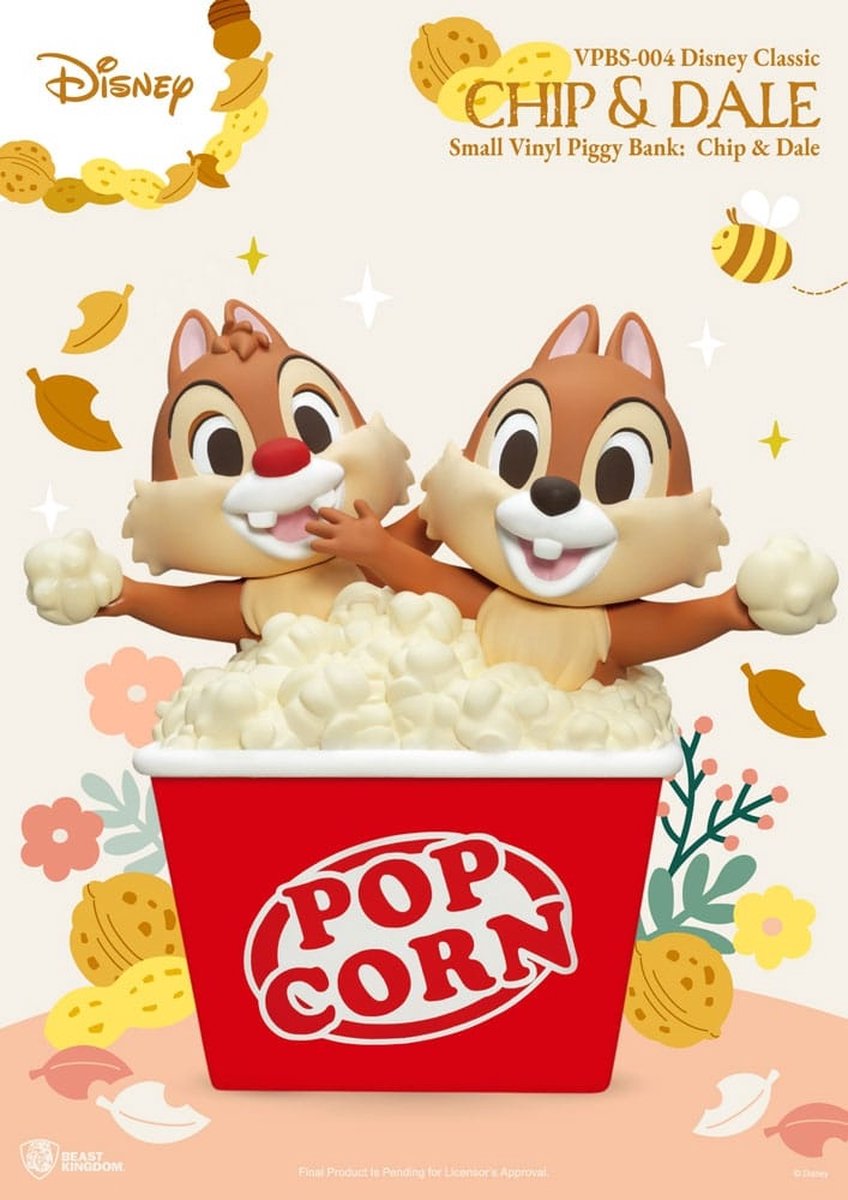 Beast Kingdom Toys Disney Piggy Vinyl Bank Chip & Dale 24 cm Banks