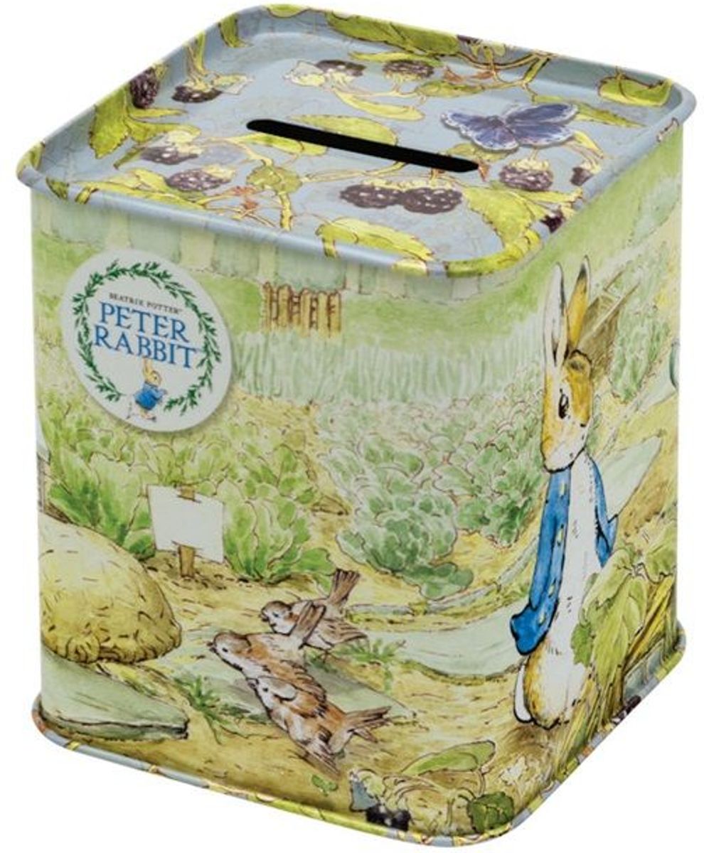   Peter Rabbit - 7,7 x 7,7 x 9,2  cm - Blik -  