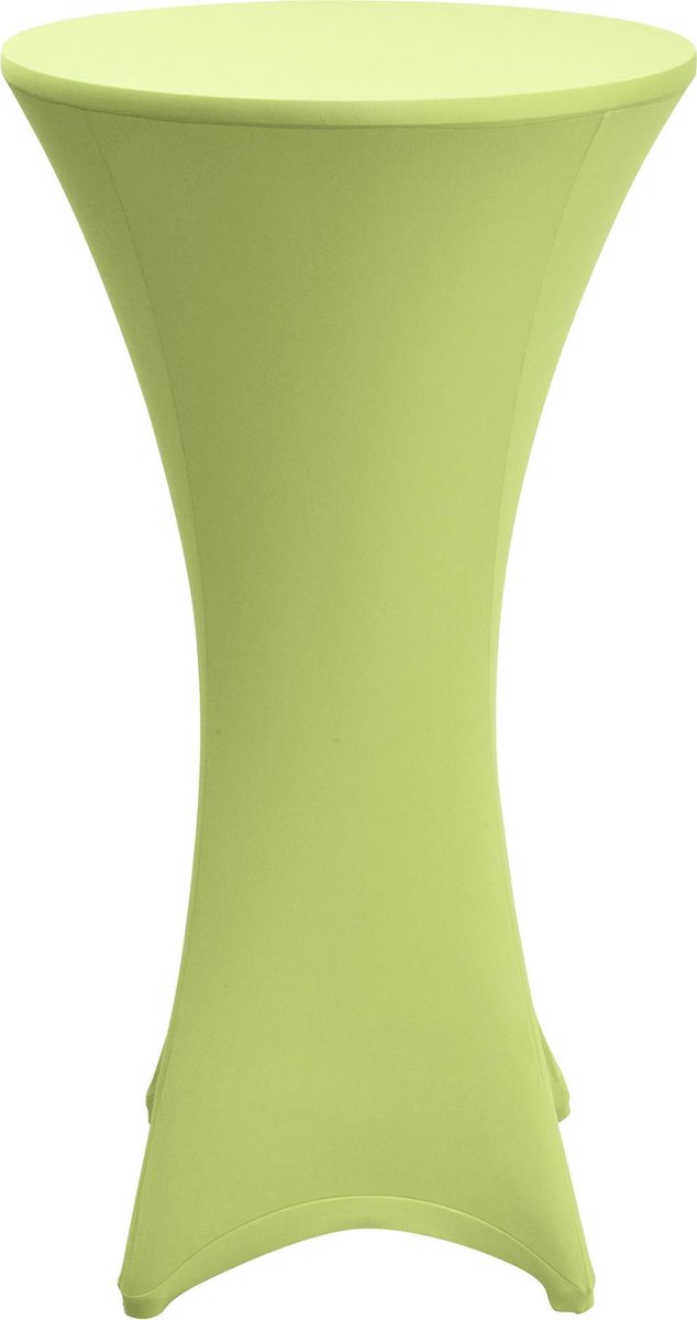   Statafelhoes Ø 80 - 85 cm Groen Statafelrok voor Statafel - hoes geschikt voor horeca - feestversiering stretch voor elk tafel - Stella