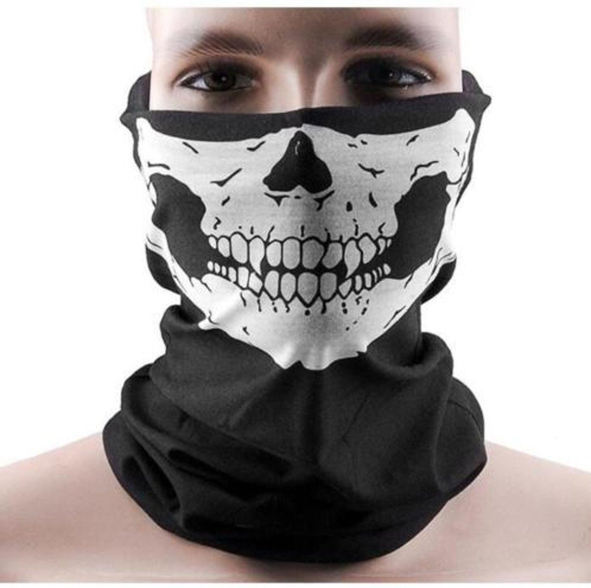 Skull Multi Purpose Head Wear Hat Scarf Face Mask Cap