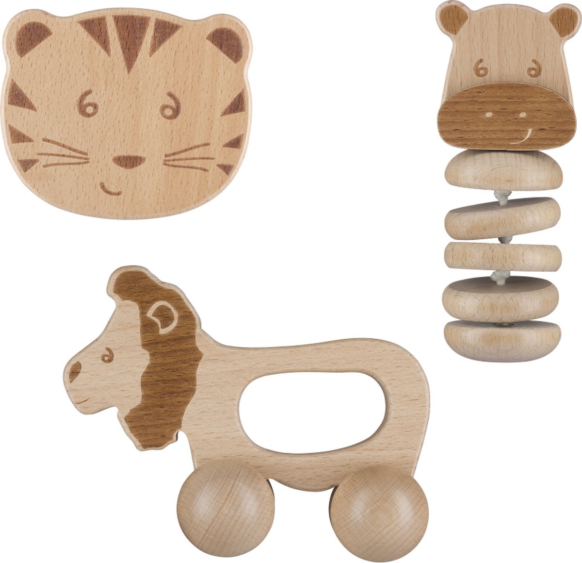 Bebeconfort Awakening Houten speelgoedset - Safari