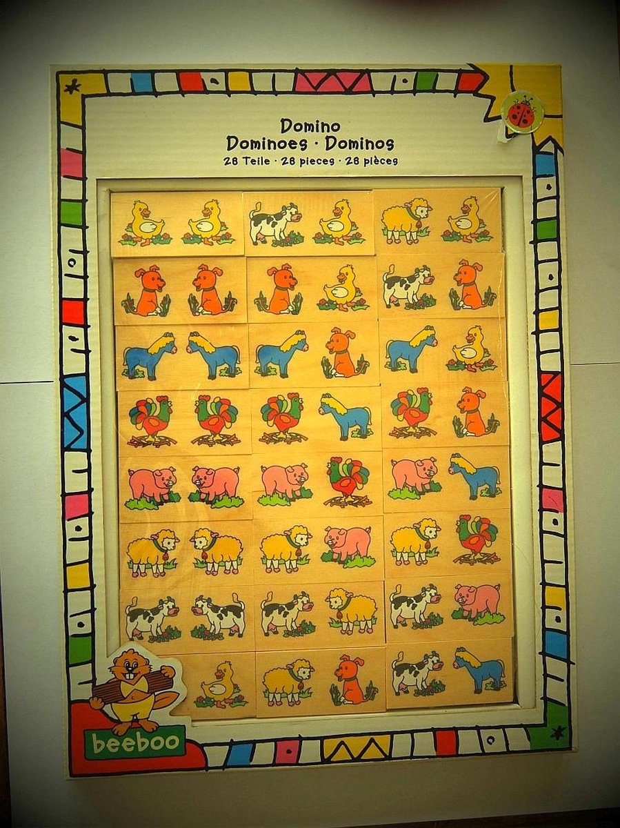 Domino boerderij dieren