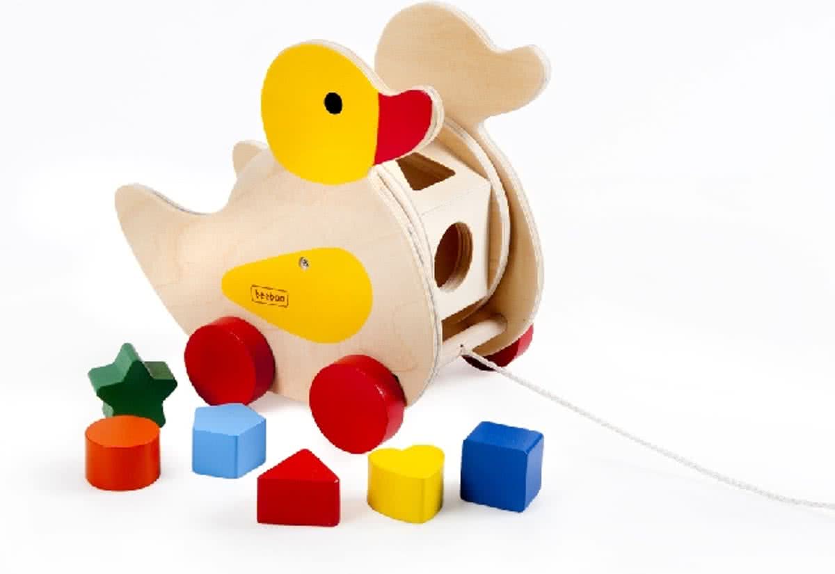 Trekfiguur vormenspel eend