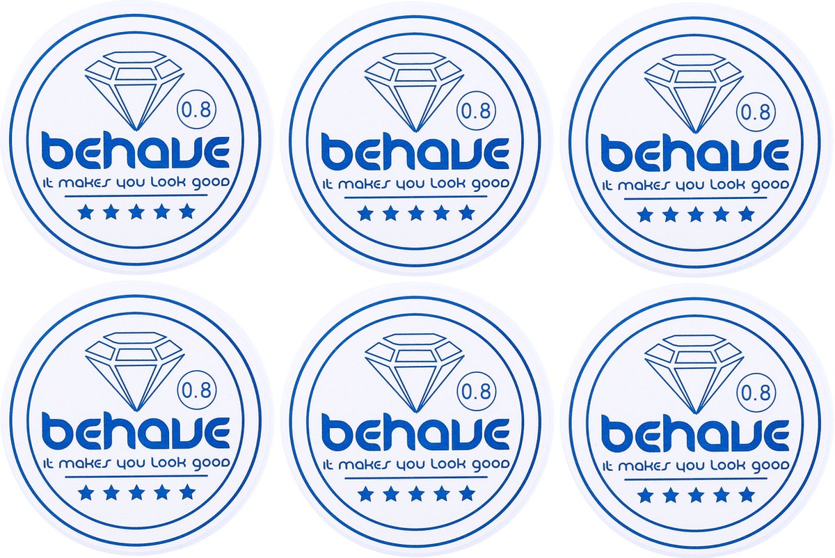 Behave Elastisch Transparant Rijgdraad 0.8mm - Nylon draad - Nylondraad - Touw - Kralen - Rijgen - Sieraden maken - 100% Strong & Stretchy - 36 Meter totaal - 6 Stuks