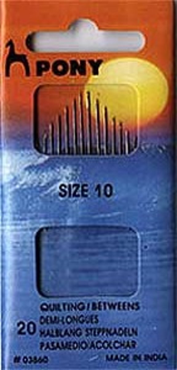 Pony Betweens nr. 10 quiltnaalden