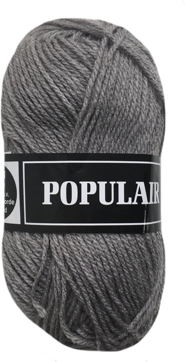 Populair, grijs, 10 bollen