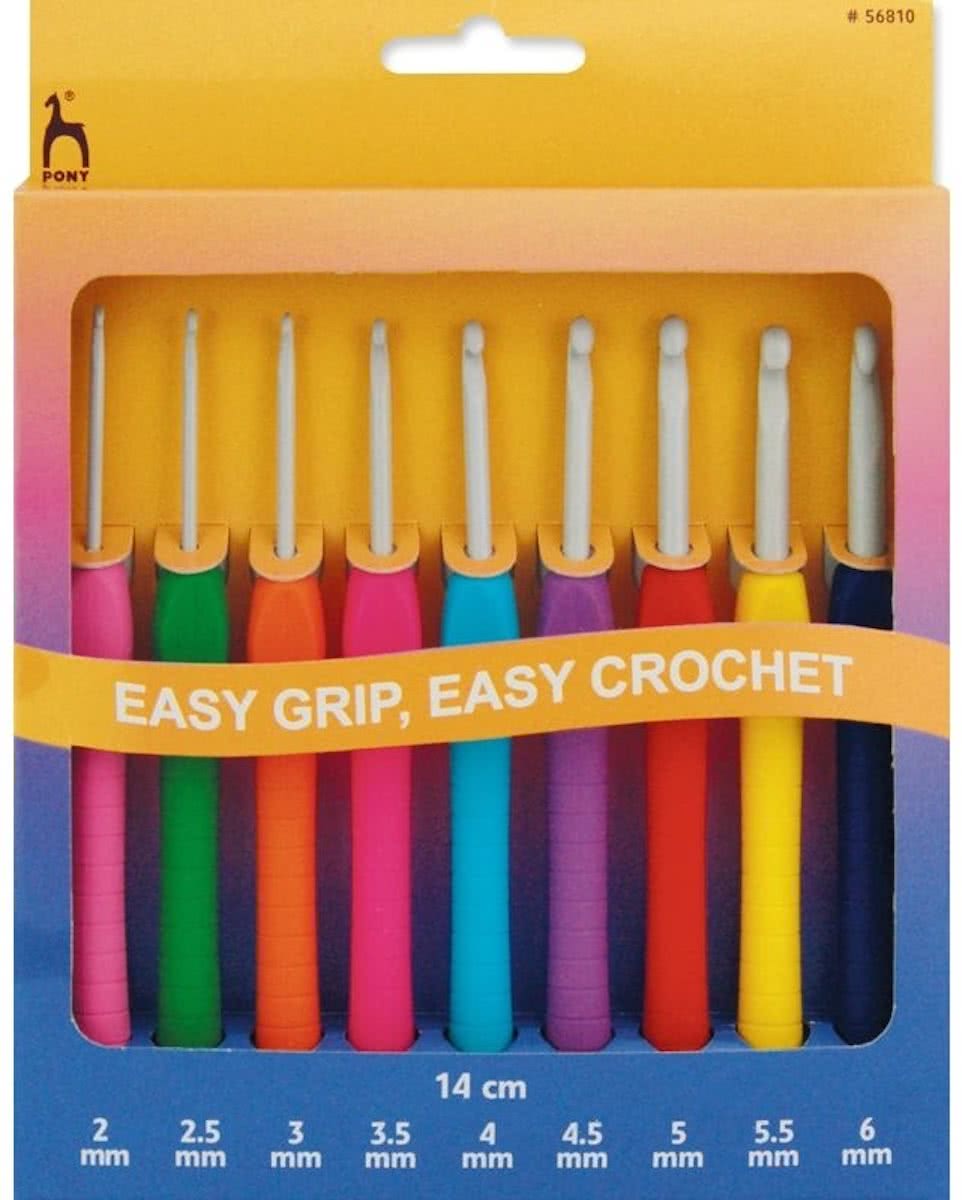  en set Pony 9 haaknaalden 2 - 6 mm