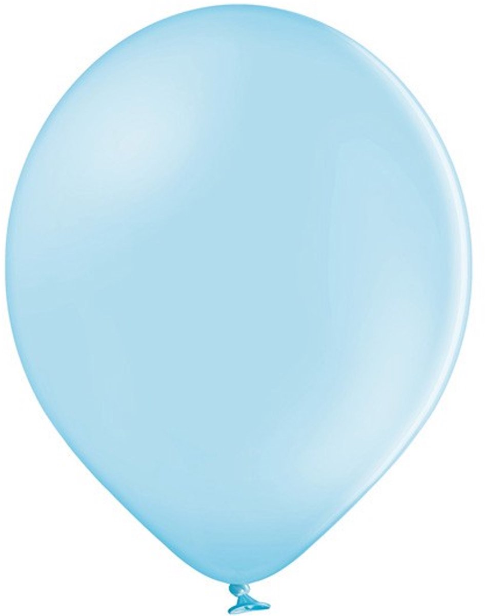 Standaard Ballonnen (30cm) - 003 Lichtblauw - 100 stuks