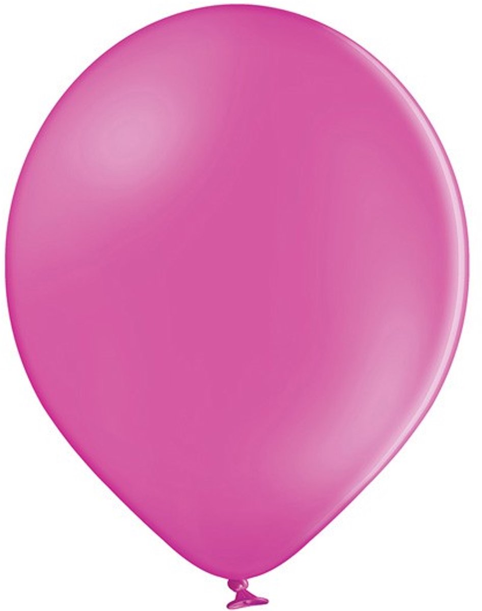 Standaard Ballonnen (30cm) - 010 Felroze/Fuchsia - 100 stuks