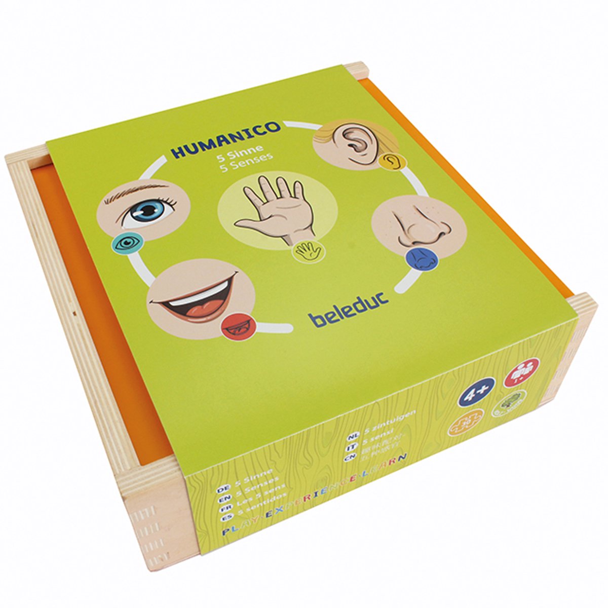 Cognitopuzzel 5 zintuigen - Beleduc - vanaf 4 jaar