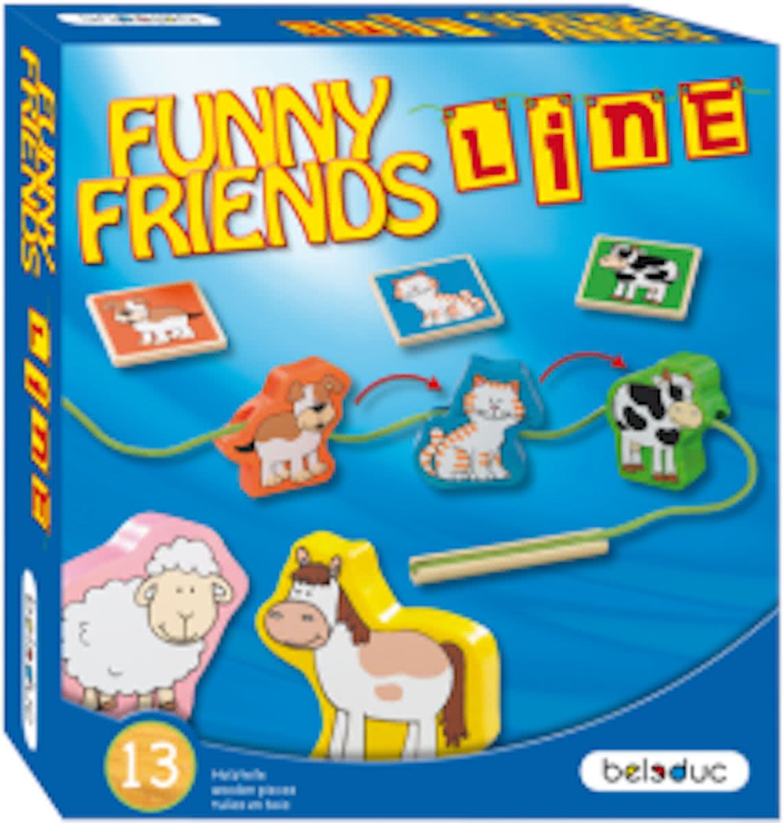 Houten spel Funny Friends line