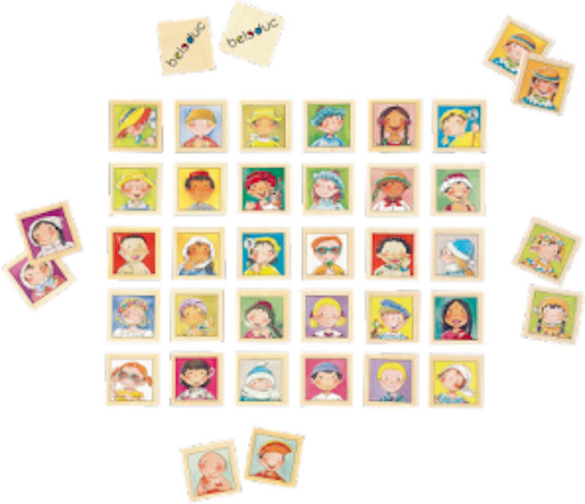 Houten spel twinis memo