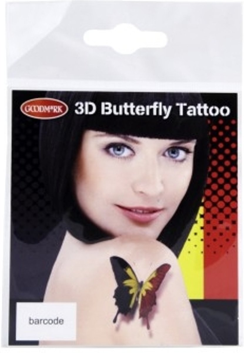 Belgian Red Devils 3D Plaktattoo