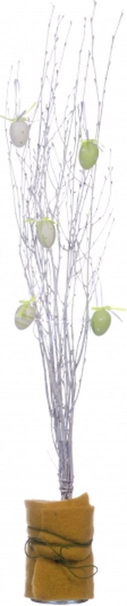 Kunsttakken - berkentakken - 75 cm - wit - paastakken - paasdecoratie/versiering