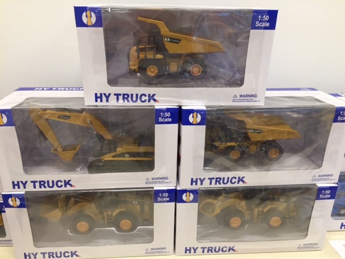 Metalen bouwvoertuig groot