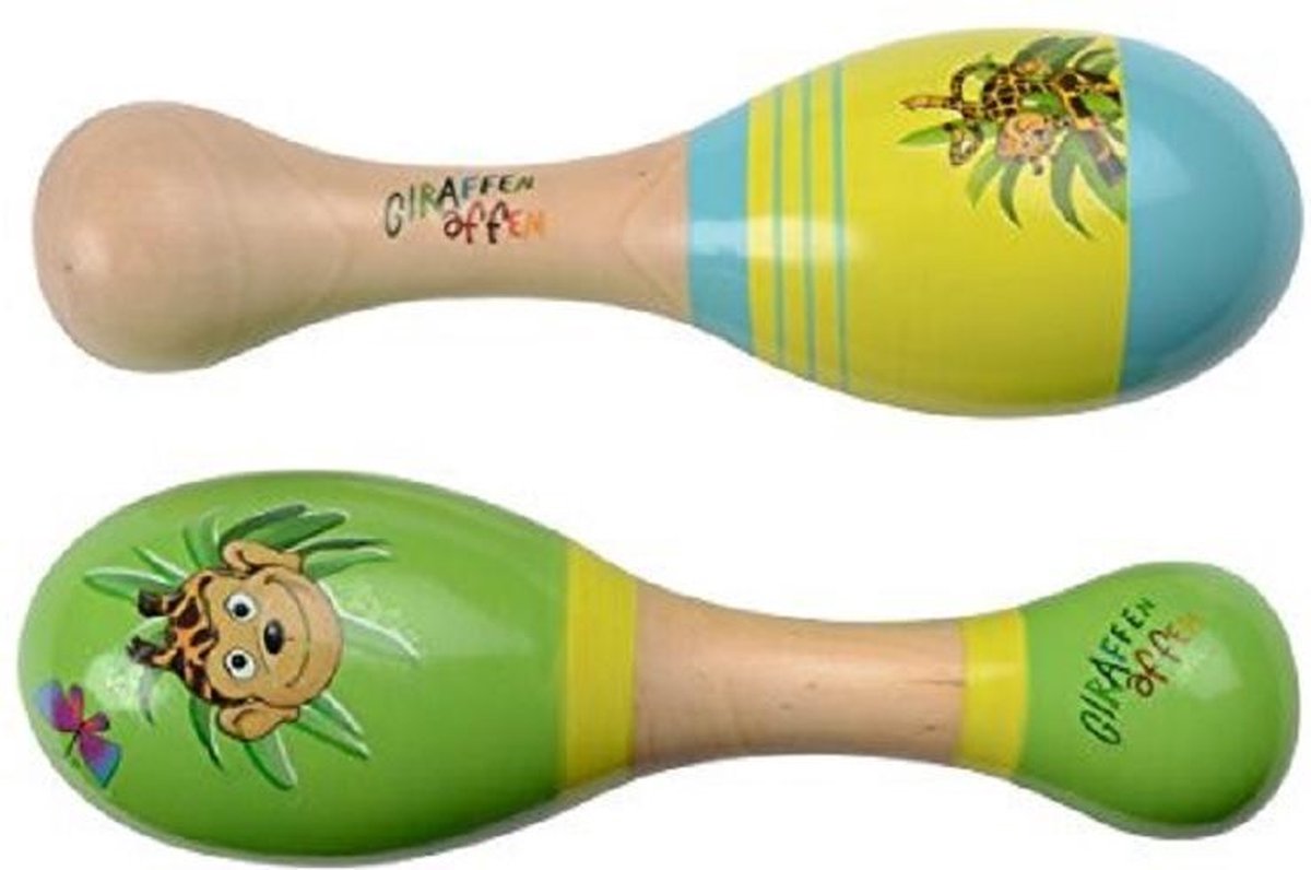 Beluga giraffe Maraca - Sambaballen -  muziekspeelgoed