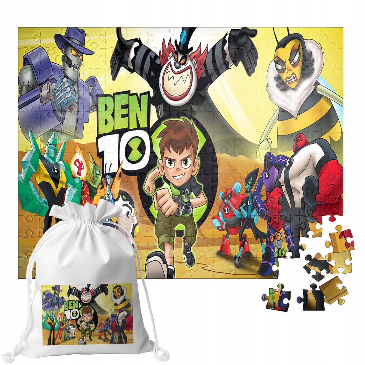 Ben 10 puzzel 70 stukjes - verschillende themas - cadeau voor kinderen